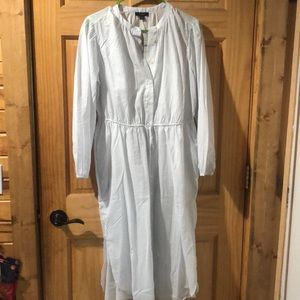NWT J. Crew button down shirt dress with slip 8